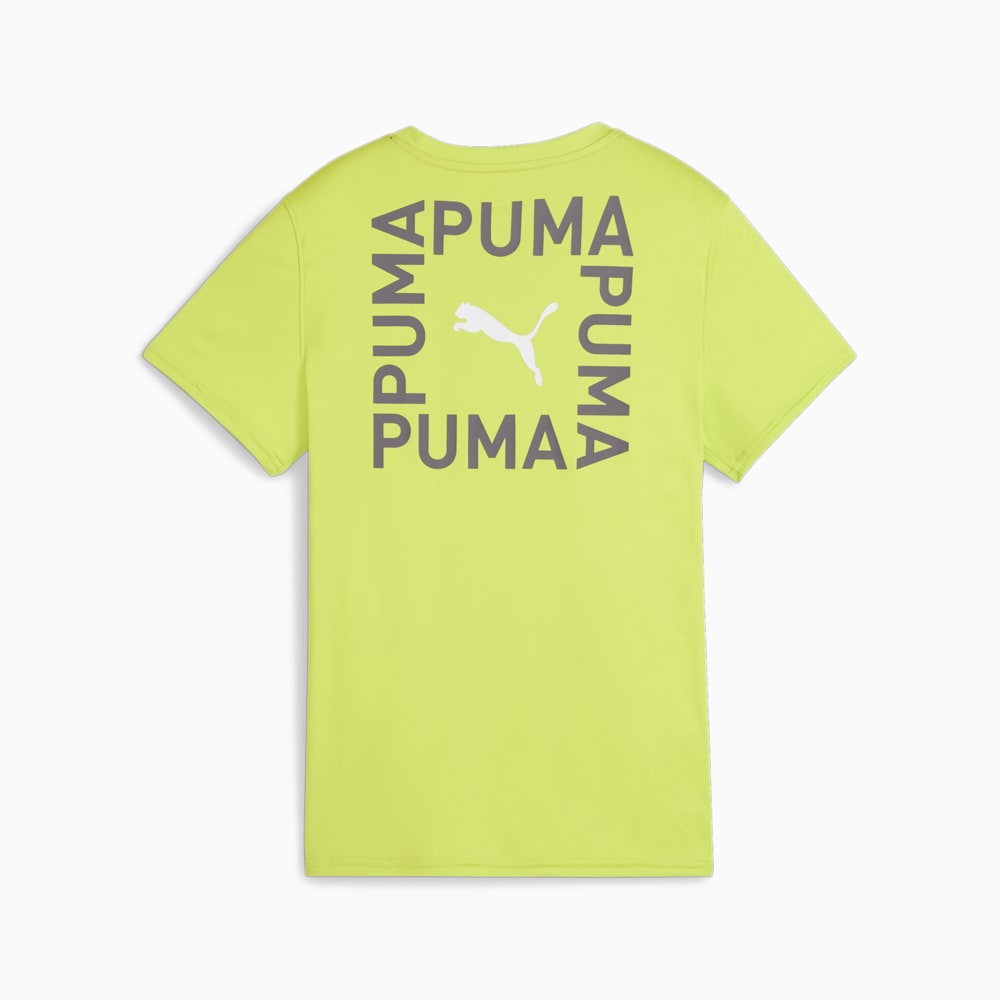 Изображение Puma Детская футболка PUMA FIT Youth Tee #2: Lime Pow