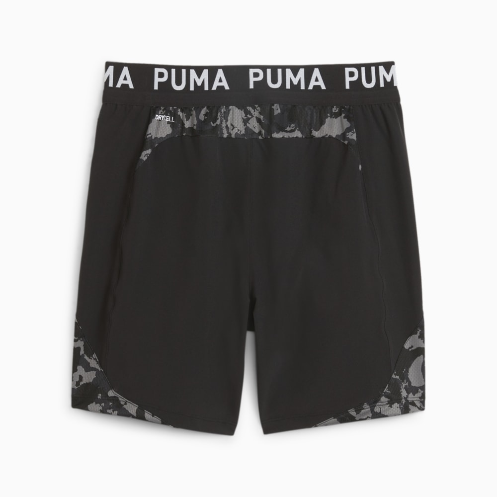 Изображение Puma Детские шорты PUMA Kids' Training All-Over Print Shorts #2: Puma Black