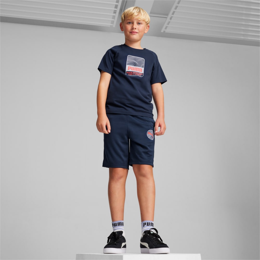 Изображение Puma Детские шорты ACTIVE SPORTS Youth Shorts #2: Club Navy