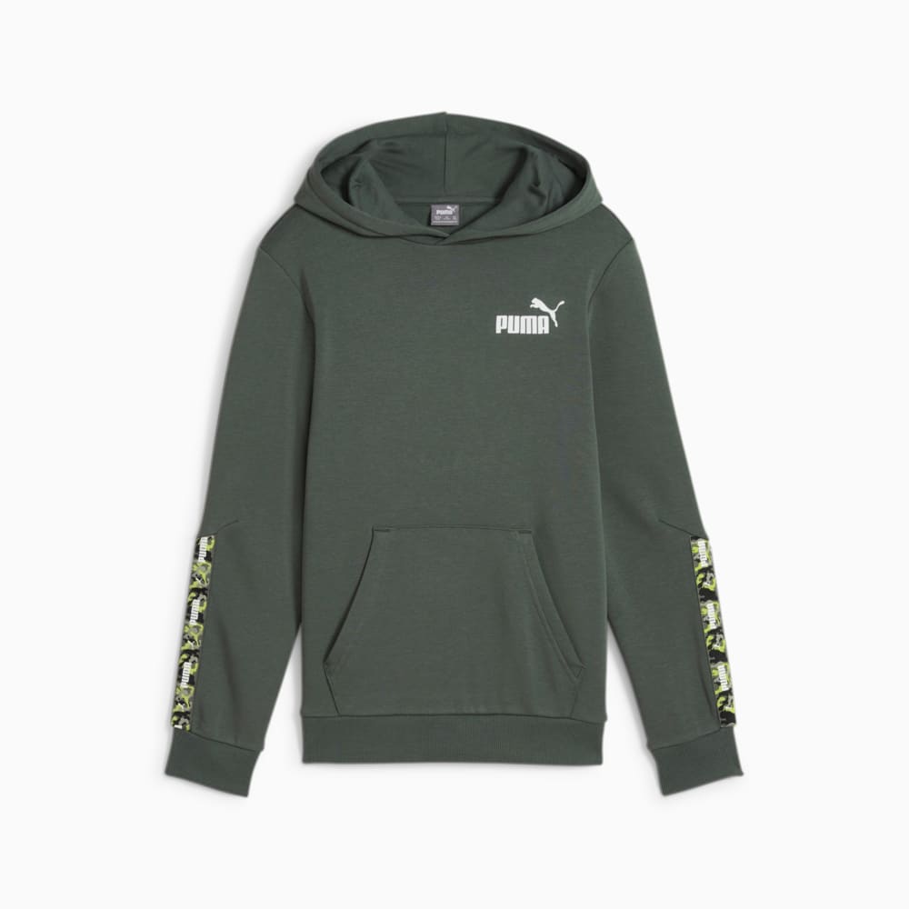 Изображение Puma Детское худи ESS TAPE CAMO Youth Hoodie #1: Mineral Gray