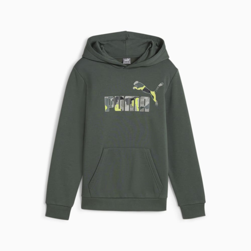 Image PUMA Moletom com Capuz ESS+ CAMO Logo Juvenil #1