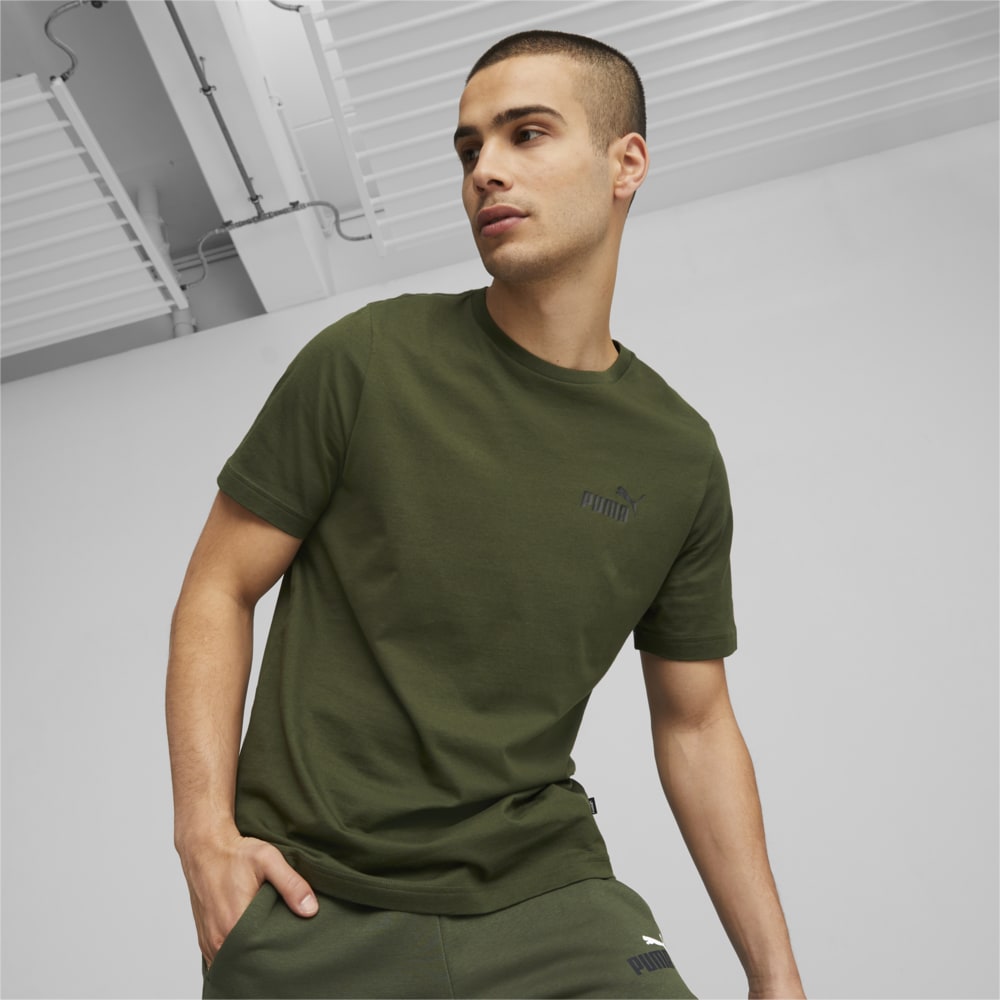 ESS Men's Small Logo Tee | Green | Puma | Sku: 679237_33