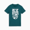 Изображение Puma Детская футболка BASKETBALL BLUEPRINT Youth Tee #1: Cold Green