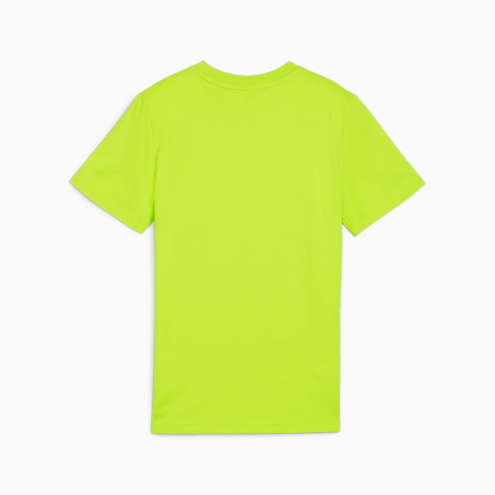 Изображение Puma Детская футболка BASKETBALL BLUEPRINT Youth Tee #2: Lime Pow