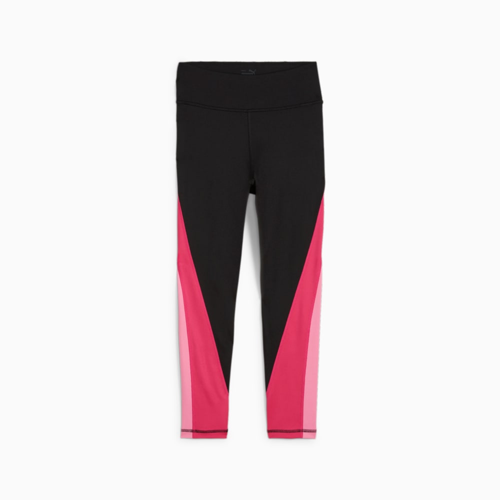 Зображення Puma Дитячі легінси PUMA FIT Youth 7/8 Tights #1: PUMA Black-Garnet Rose