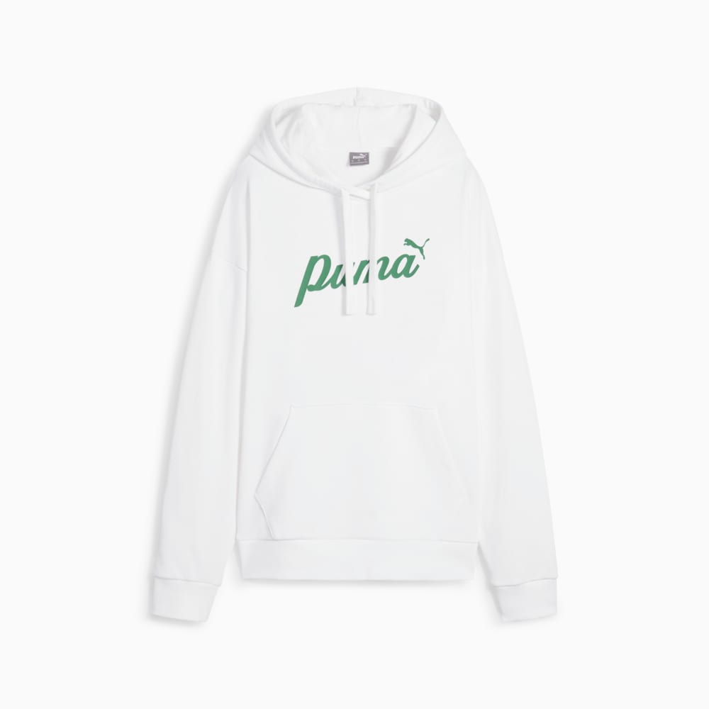 Изображение Puma Худи ESS+ Script Women's Hoodie #1: Puma White