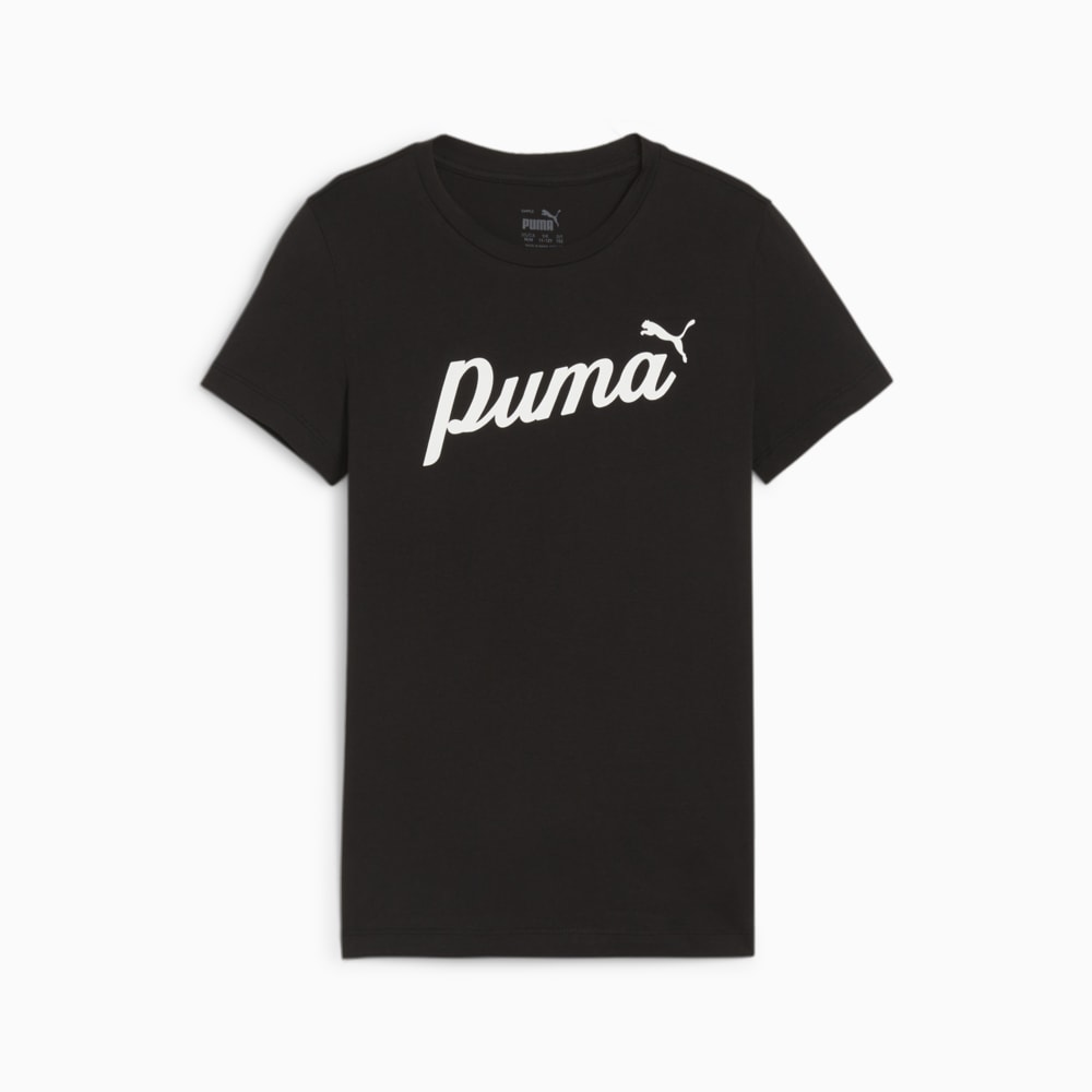 Зображення Puma Дитяча футболка ESS+ Script Youth Tee #1: Puma Black
