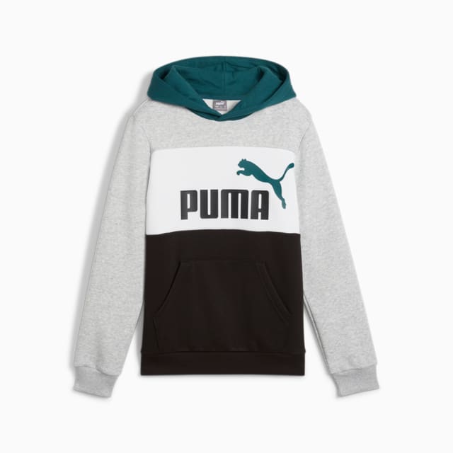 Imagen PUMA Polerón con capucha juvenil ESS BLOCK