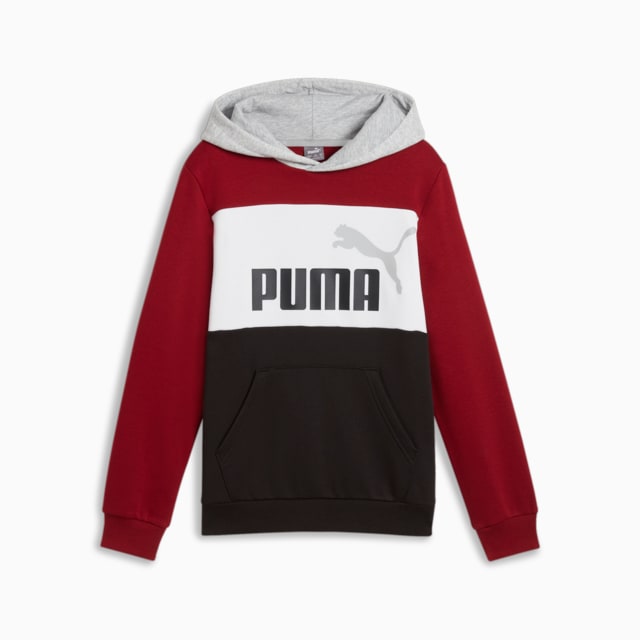 Imagen PUMA Polerón con capucha juvenil ESS BLOCK