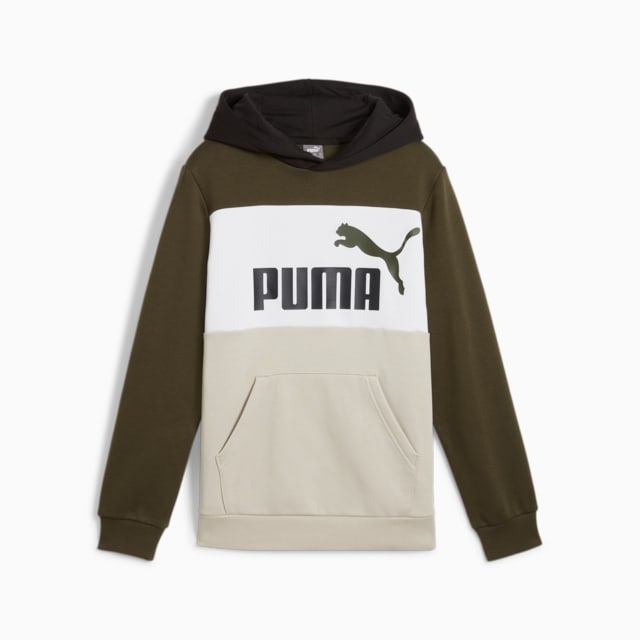 Imagen PUMA Polerón con capucha juvenil ESS BLOCK