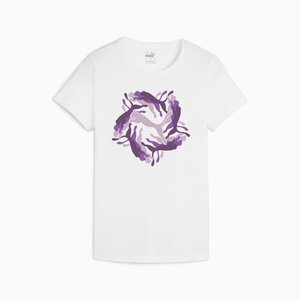 Изображение Puma Футболка ESS+ Women's Graphic Tee #1: Puma White