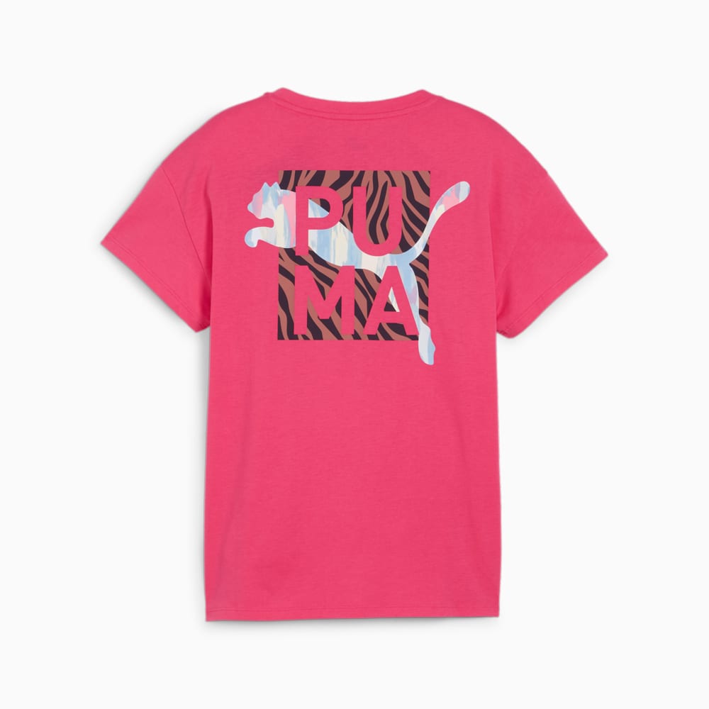 Imagen PUMA Polera Boyfriend ANIMAL REMIX para niña #2
