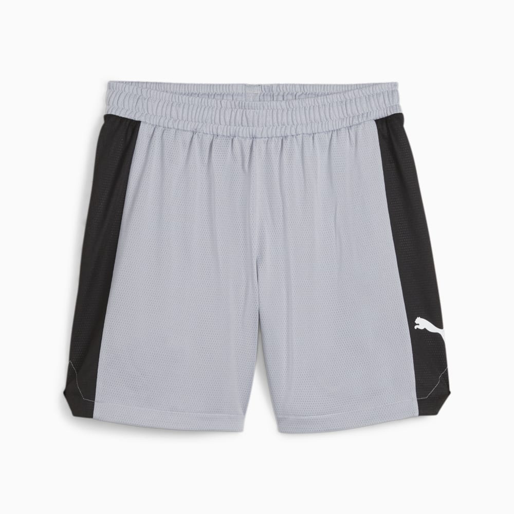 Изображение Puma Детские шорты Blueprint Youth Basketball Sweatpants #1: Gray Fog