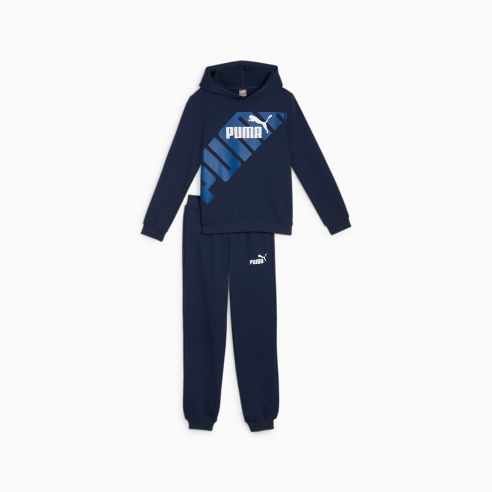 Изображение Puma Детский спортивный костюм PUMA POWER Youth Sweat Suit #1: Club Navy