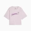 Изображение Puma Футболка BLOSSOM Women's Short Graphic Tee #4: Grape Mist