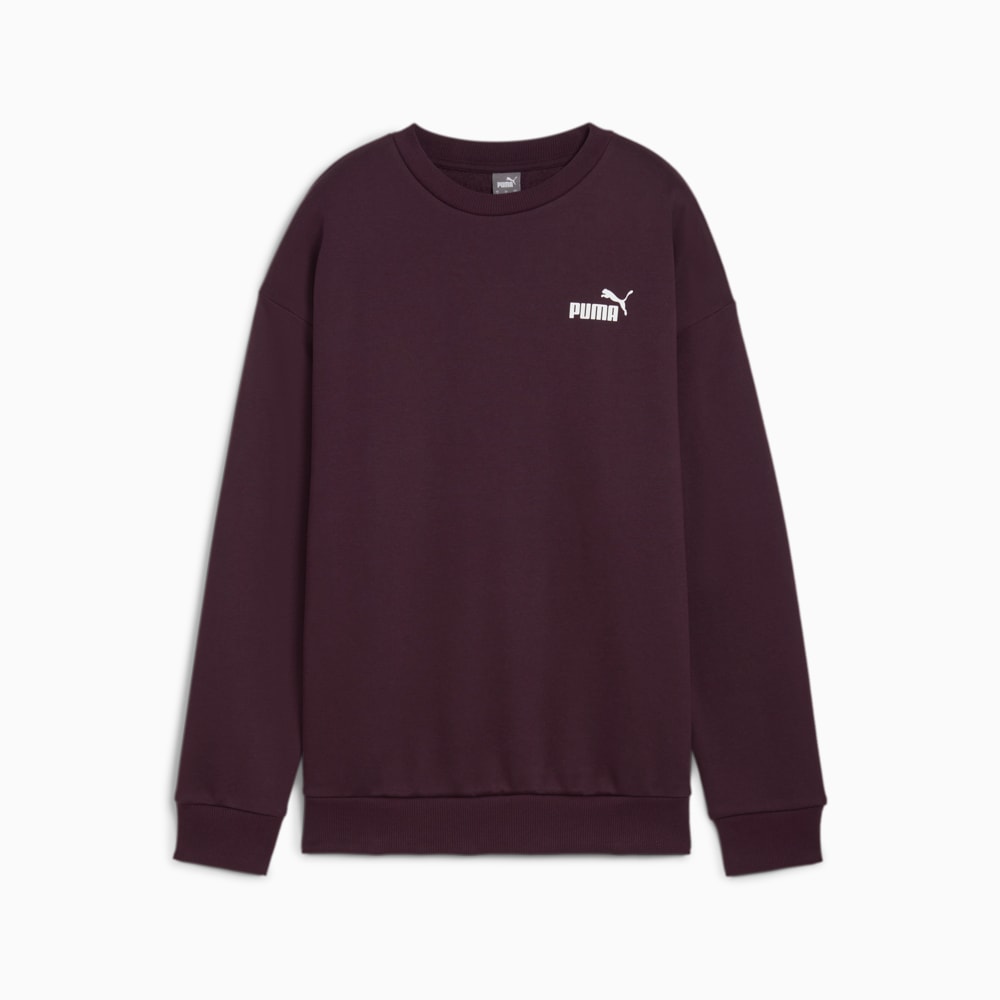 Зображення Puma Світшот ESS+ Relaxed Small Logo Crew Women #1: Midnight Plum