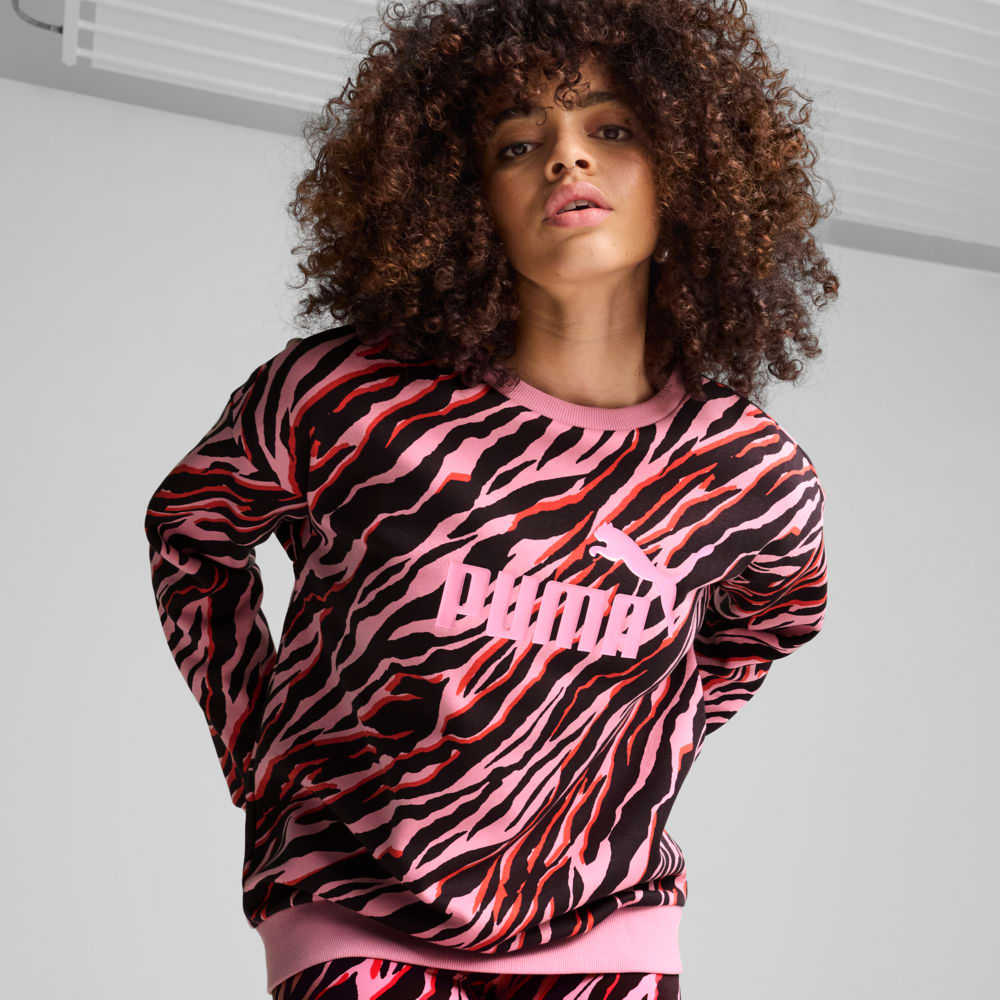 Imagen PUMA Polerón de cuello redondo ESS+ ANIMAL para mujer #1