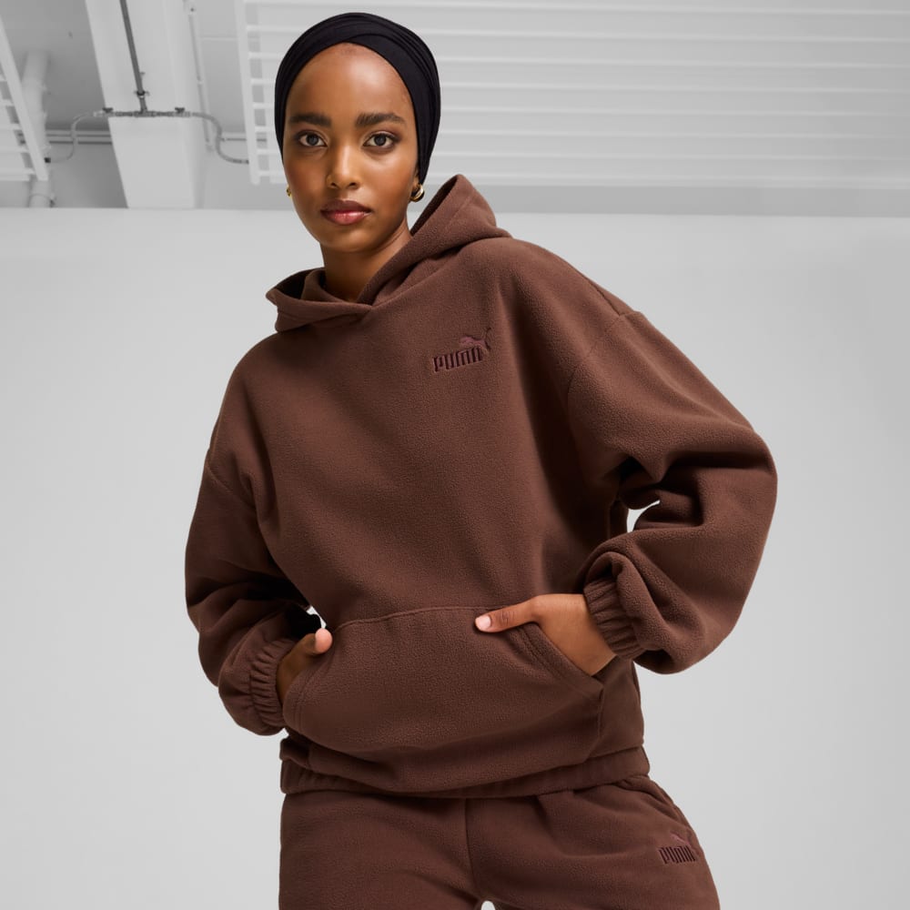 ESS ELEVATED Hoodie Women Espresso Brown Puma 681529 65