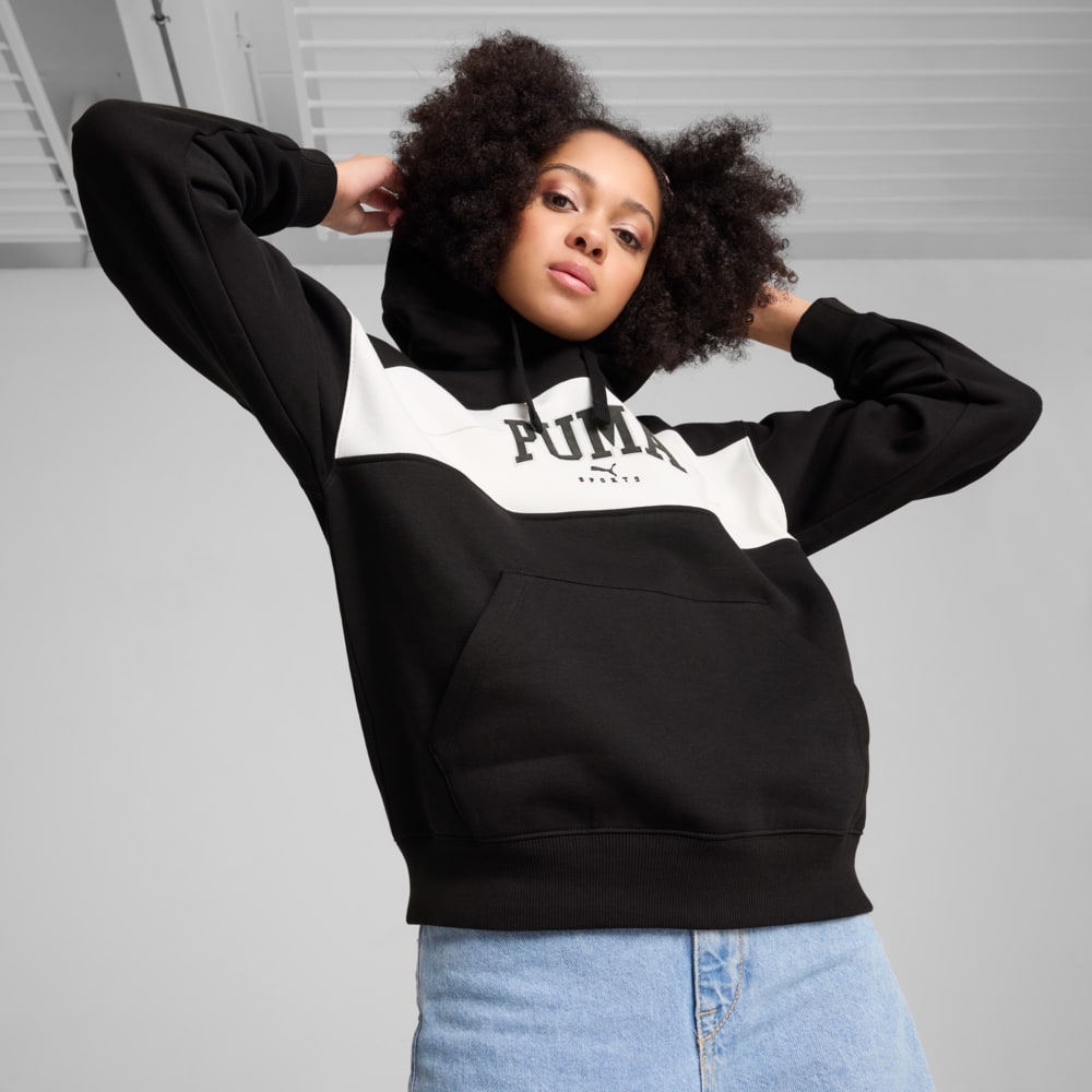 Imagen PUMA Polerón con gorro PUMA SQUAD para mujer #1