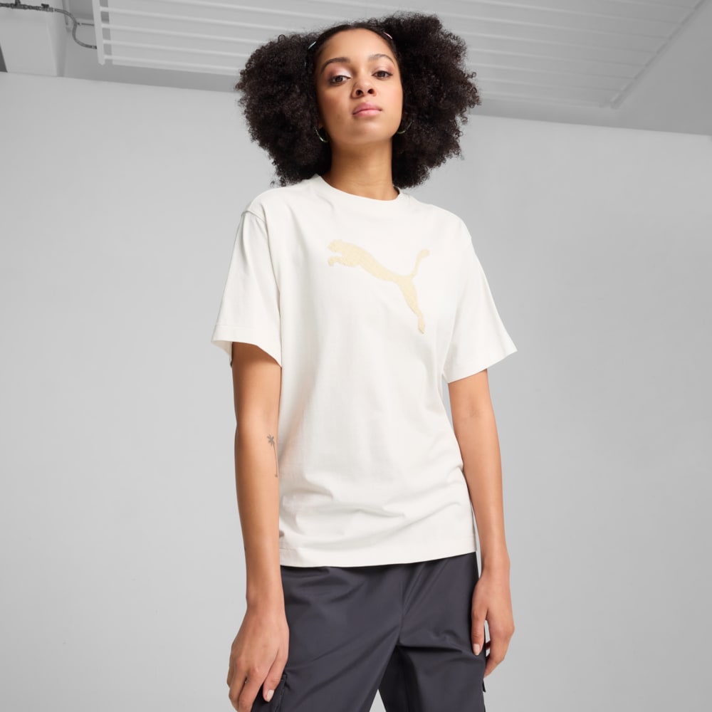 Изображение Puma Футболка HER Graphic Tee Women #1: Vapor Gray