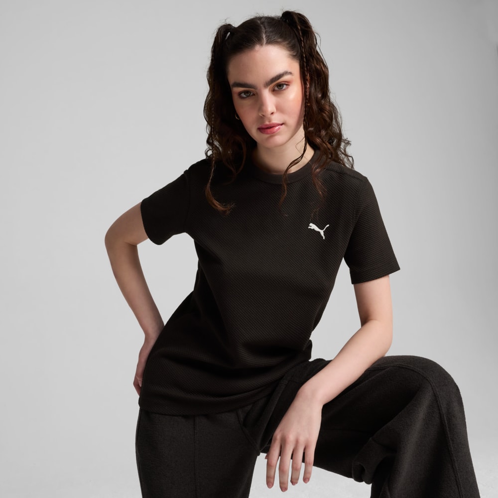 Изображение Puma Футболка HER Tee Women #1: Puma Black