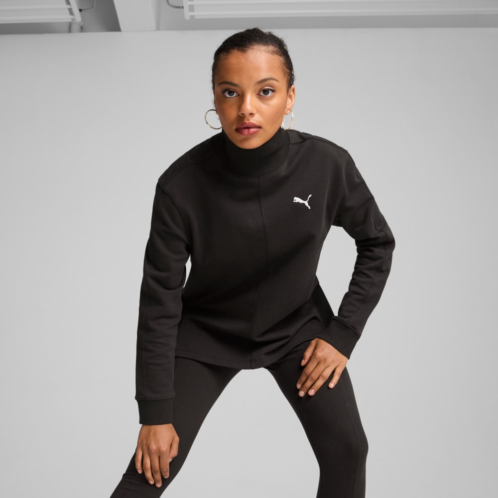 Изображение Puma Водолазка HER High Neck Crew Women #1: Puma Black
