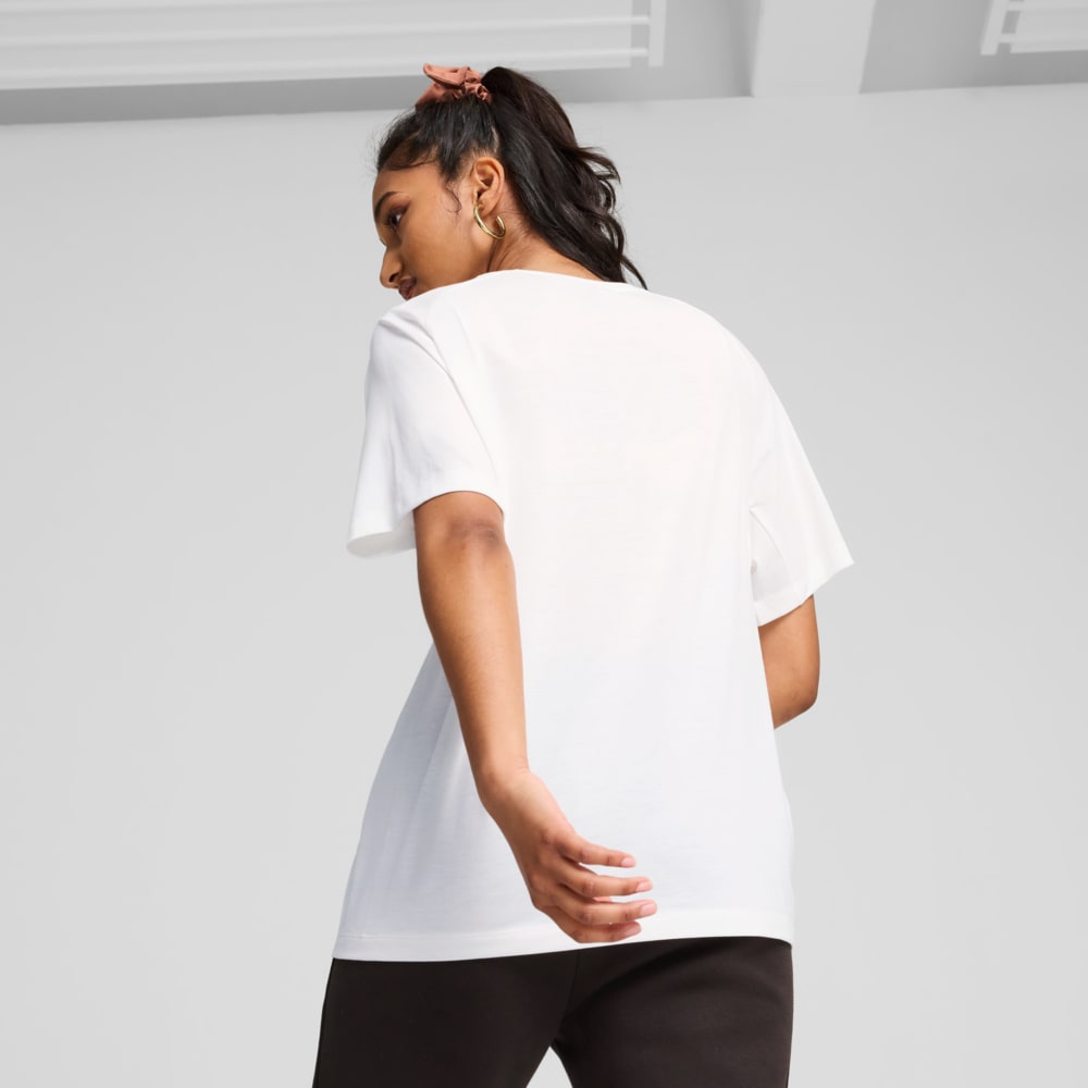 Изображение Puma Футболка EVOSTRIPE Tee Women #2: Puma White
