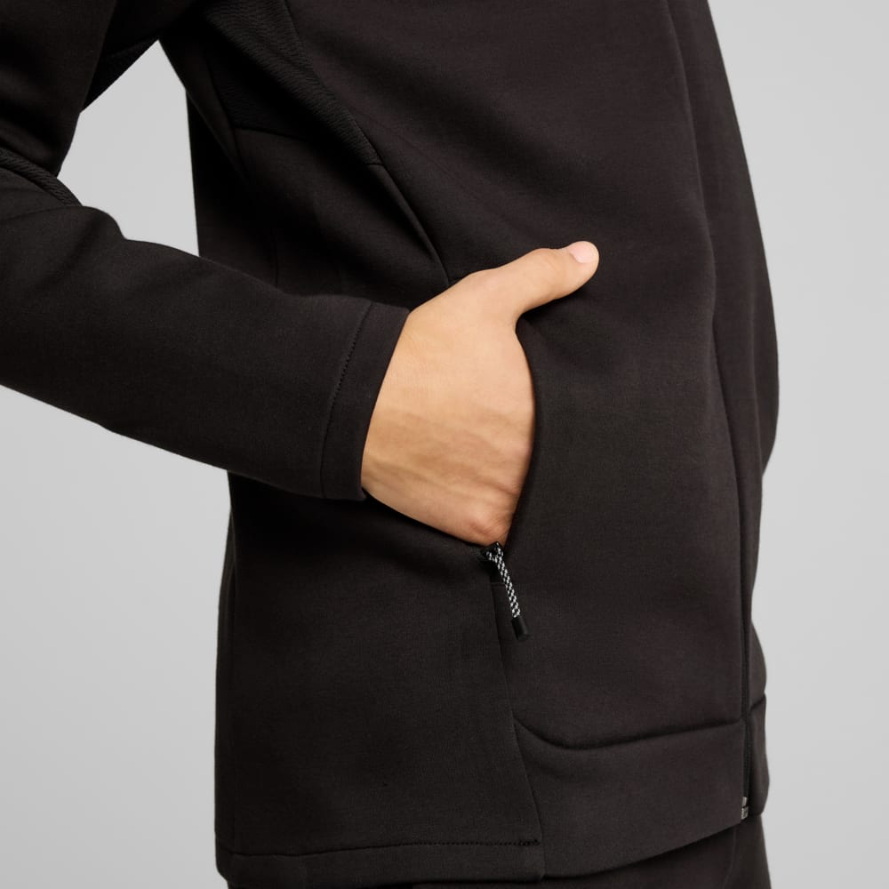 Изображение Puma Кофта EVOSTRIPE Full-Zip Hoodie Men #2: Puma Black