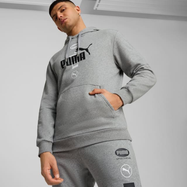 Imagen PUMA Polerón estampado con gorro PUMA POWER para hombre