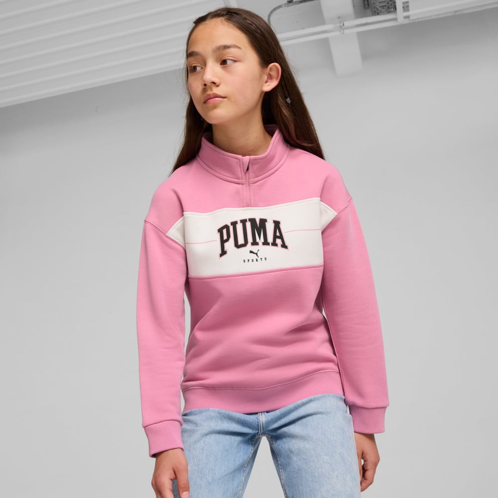 Зображення Puma Дитячий лонгслів PUMA SQUAD Half-Zip Youth #1: Mauved Out
