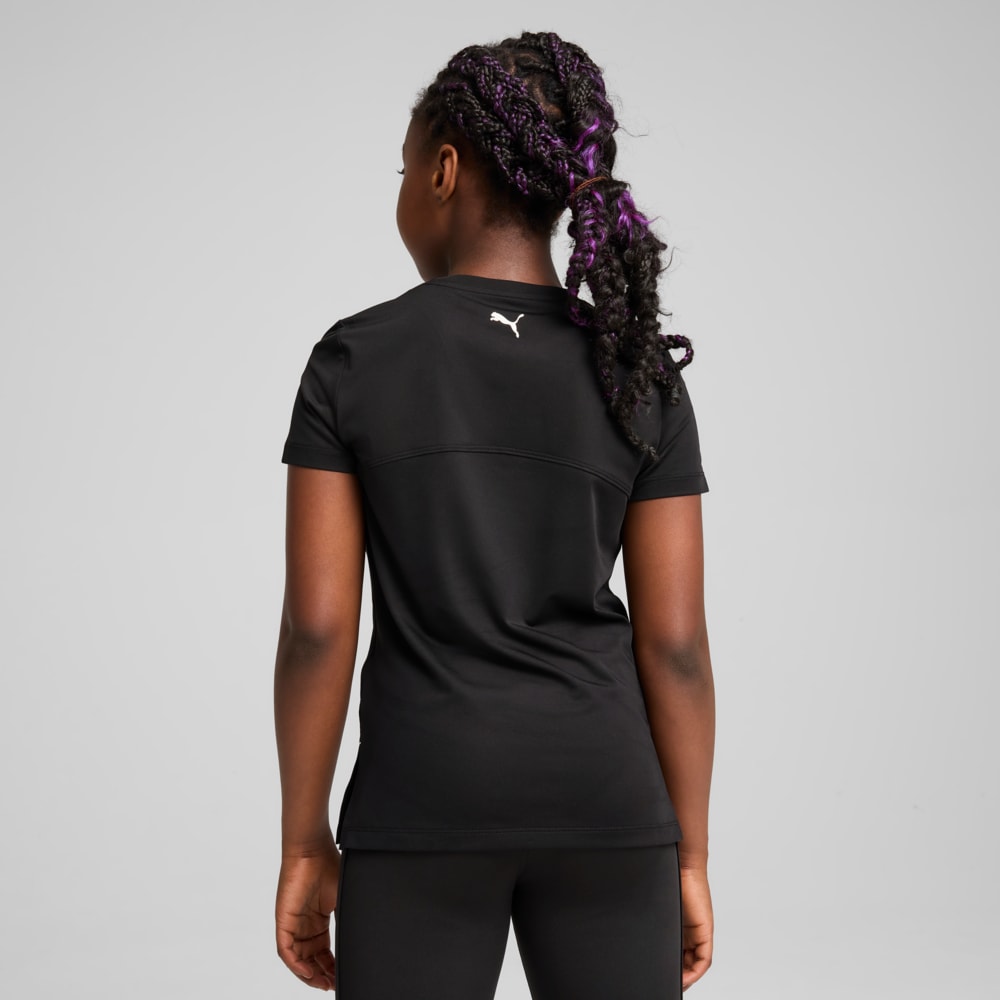 Изображение Puma Детская футболка PUMA FIT Tee Youth #2: Puma Black