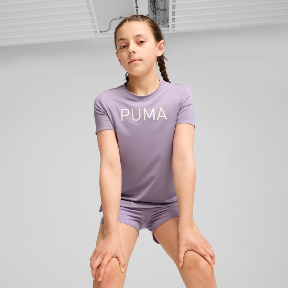 Изображение Puma Детская футболка PUMA FIT Tee Youth #1: Pale Plum