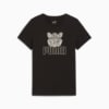 Изображение Puma Детская футболка ESS+ TROPICAT Tee Youth #1: Puma Black