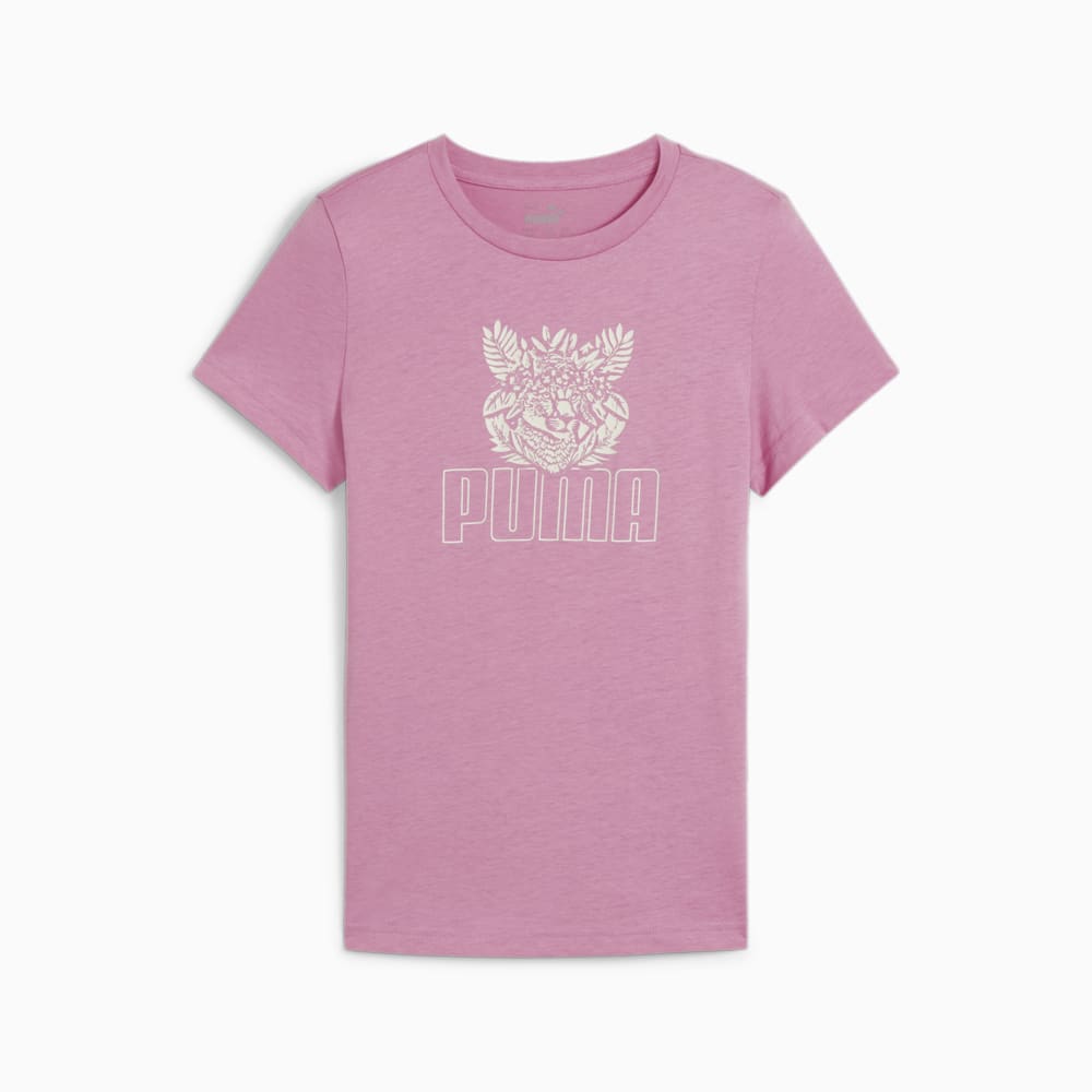 Зображення Puma Дитяча футболка ESS+ TROPICAT Tee Youth #1: Mauved Out