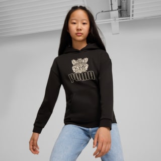 Изображение Puma Детское худи ESS+ TROPICAT Hoodie Youth