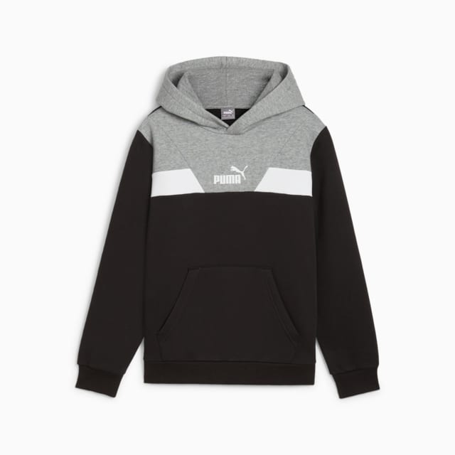 Polerón con capucha PUMA POWER Colourblock juvenil
