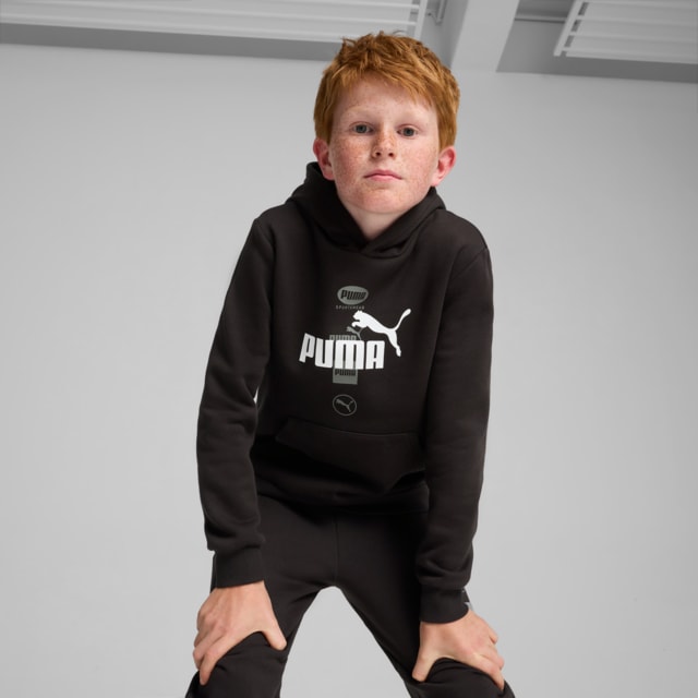 Imagen PUMA Polerón con capucha PUMA POWER Graphic juvenil