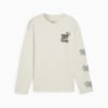 Изображение Puma Детский лонгслив ESS+ MID 90s Long-Sleeve Tee Youth #4: Alpine Snow