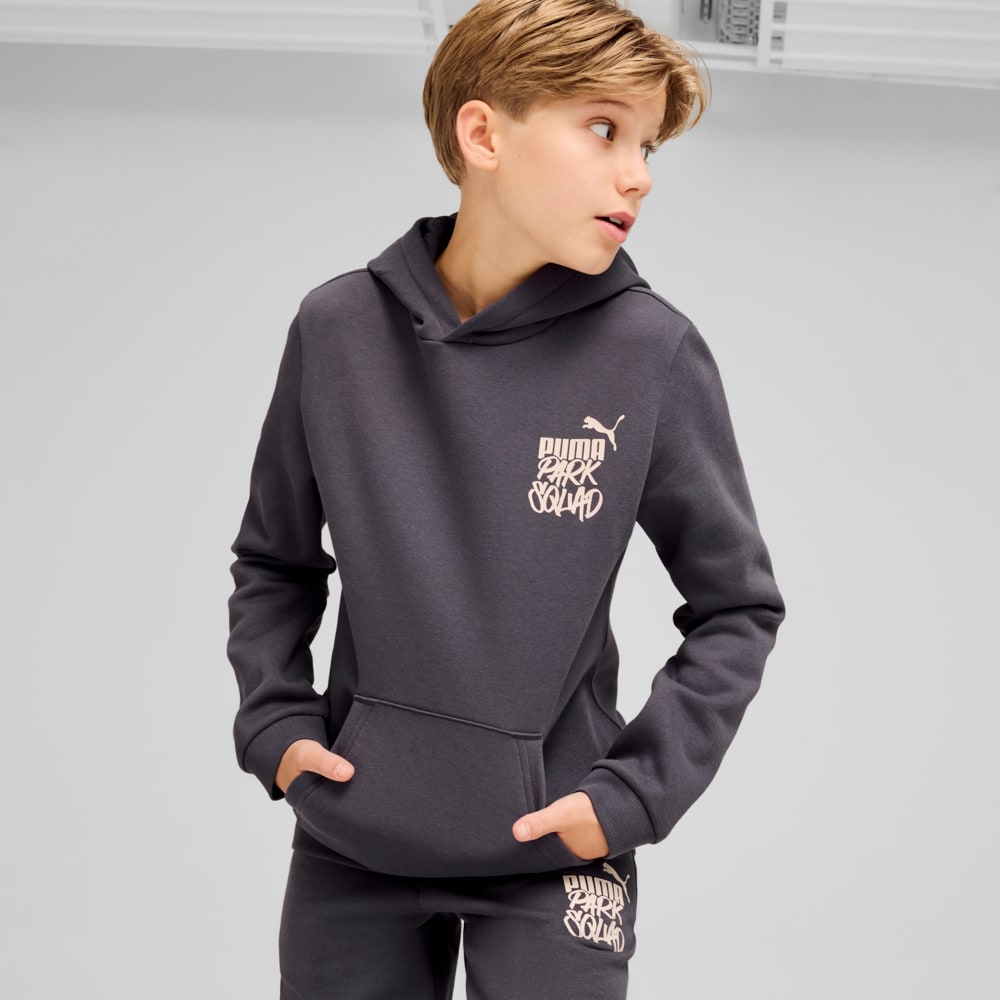 Зображення Puma Дитяче худі ESS+ MID 90s Hoodie Youth #1: Galactic Gray