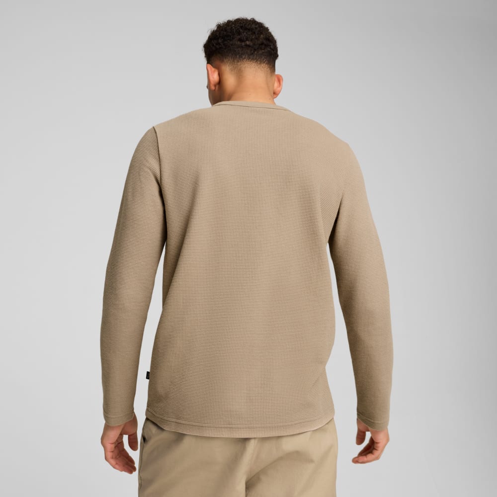 Изображение Puma Лонгслив ESS ELEVATED Long-Sleeve Tee Men #2: Oak Branch