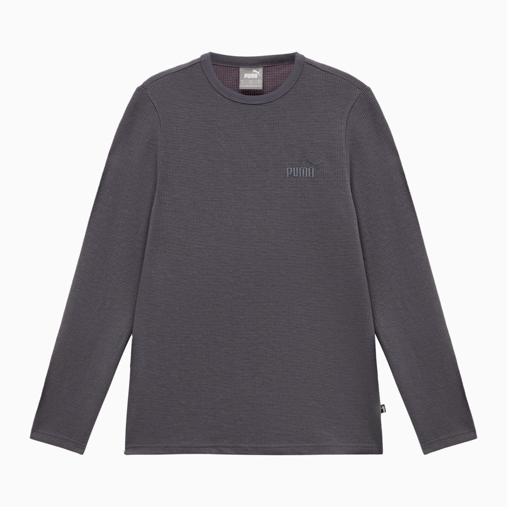 ESS ELEVATED Long Sleeve Tee Men Galactic Gray Puma 681888 69
