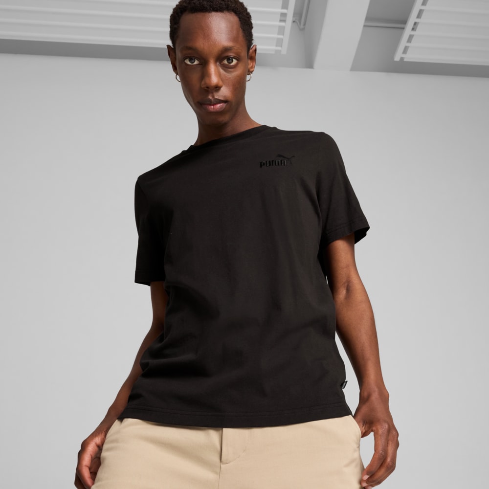 Изображение Puma Футболка ESS ELEVATED Embroidered Tee Men #1: Puma Black