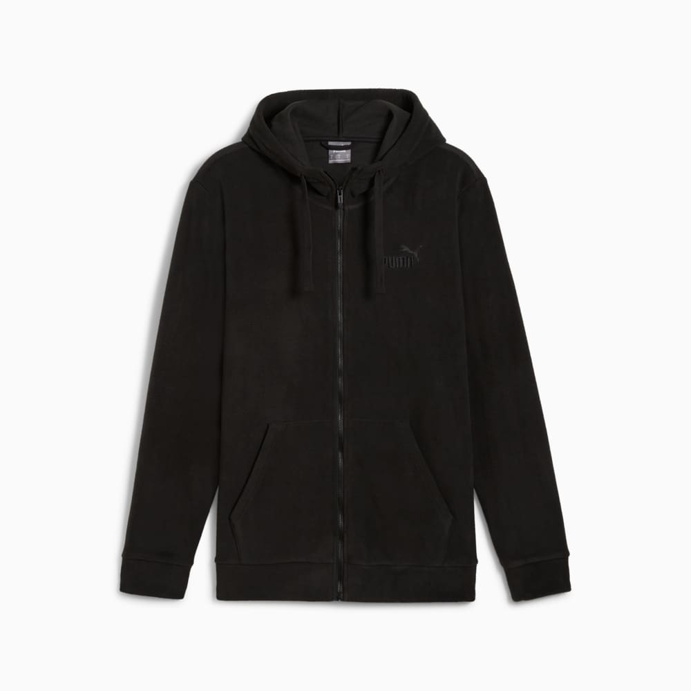 Изображение Puma Кофта ESS ELEVATED Full-Zip Hoodie Men #1: Puma Black