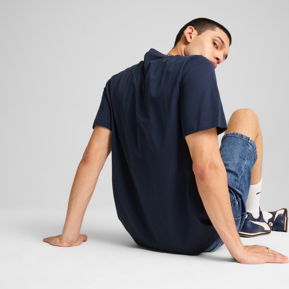 Изображение Puma Футболка GRAPHICS No. 1 Logo Tee Men #2: Club Navy