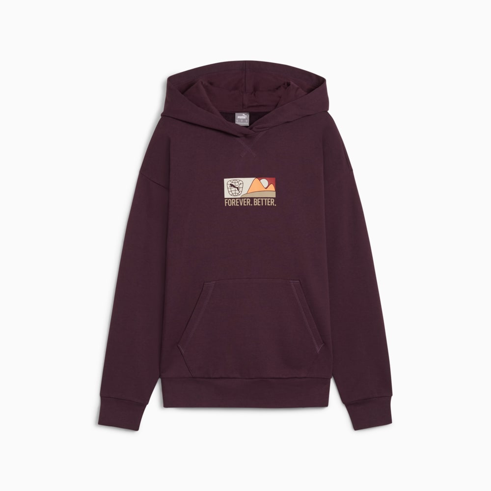 Изображение Puma Худи BETTER SPORTSWEAR Hoodie Women #1: Midnight Plum