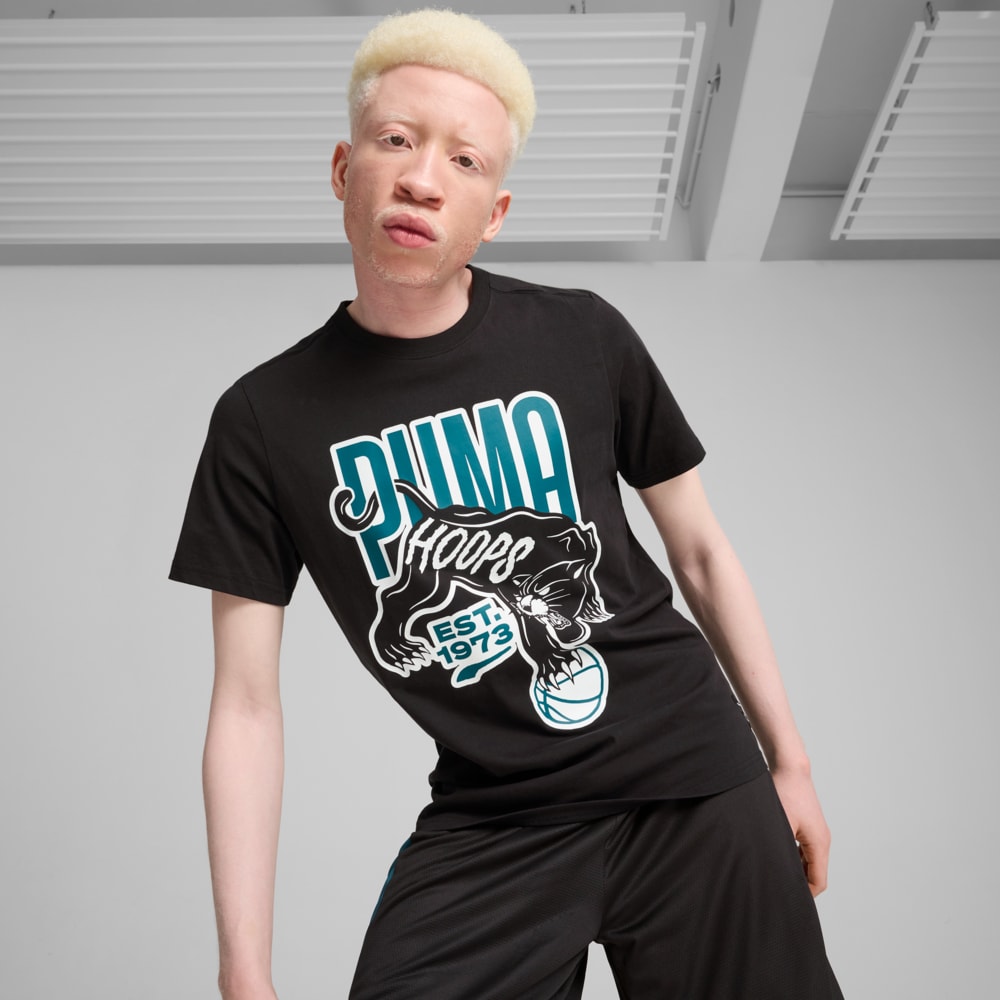 Зображення Puma Футболка Winning Shot Graphic Basketball Tee II Men #1: Puma Black