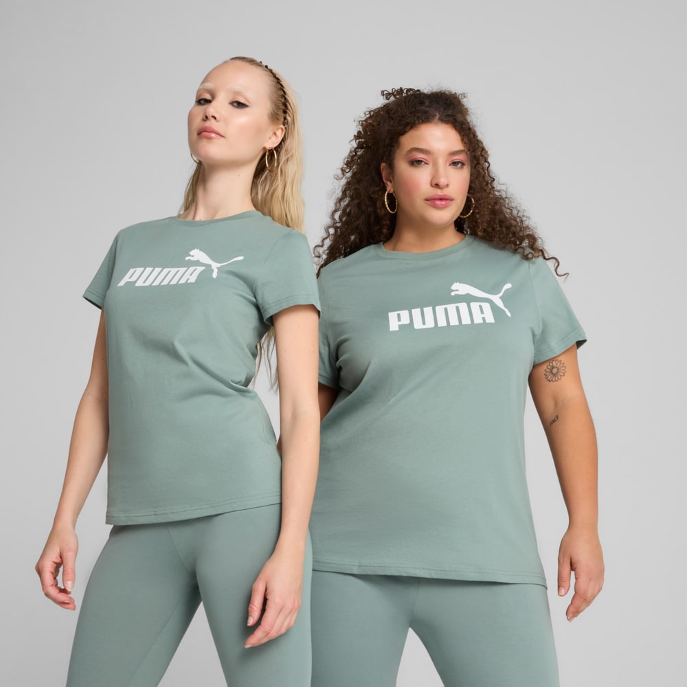 Зображення Puma Футболка ESS No. 1 Logo Tee Women #1: Green Moon
