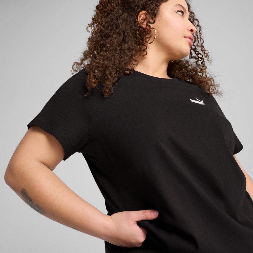 Изображение Puma Футболка ESS Small No. 1 Logo Tee Women #2: Puma Black