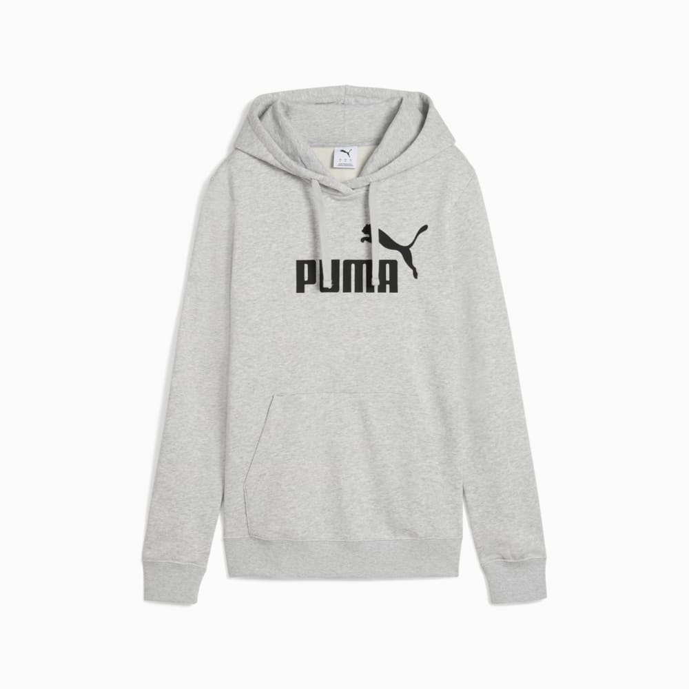 Изображение Puma Худи ESS No. 1 Logo Hoodie Women #1: light gray heather
