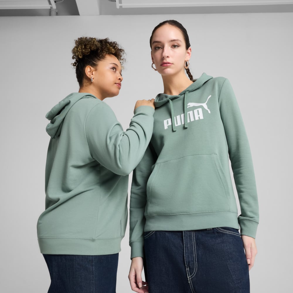 Изображение Puma Худи ESS No. 1 Logo Hoodie Women #1: Green Moon